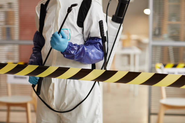 Professional Infectious Disease Decontamination technician working in Strathmore, NJ